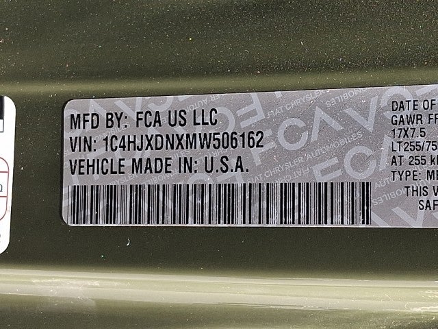2021 Jeep Wrangler Unlimited Willys 4x4