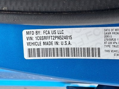 2023 RAM 1500 Big Horn Crew Cab 4x4 5'7' Box